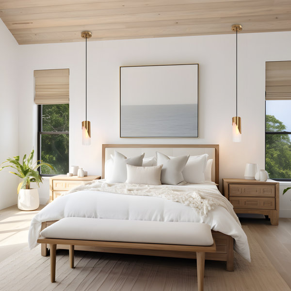 Mercer41 Hanshelmut 1 Light Single Cylinder Island Pendant Wayfair